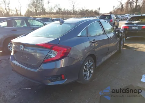 2017 Honda Civic Ex из США, поврежденный, VIN 2HGFC2F78HH521882